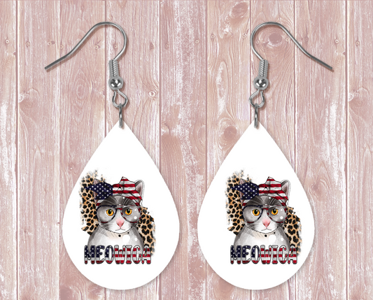 Meowica Teardrop Earring