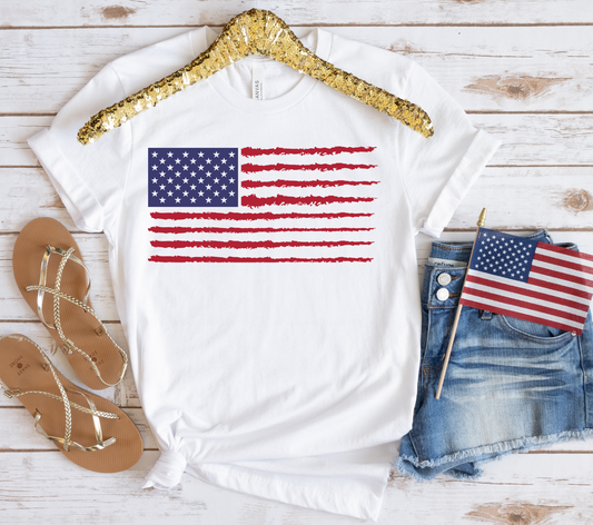 American Flag T-Shirt (Multiple Colors)