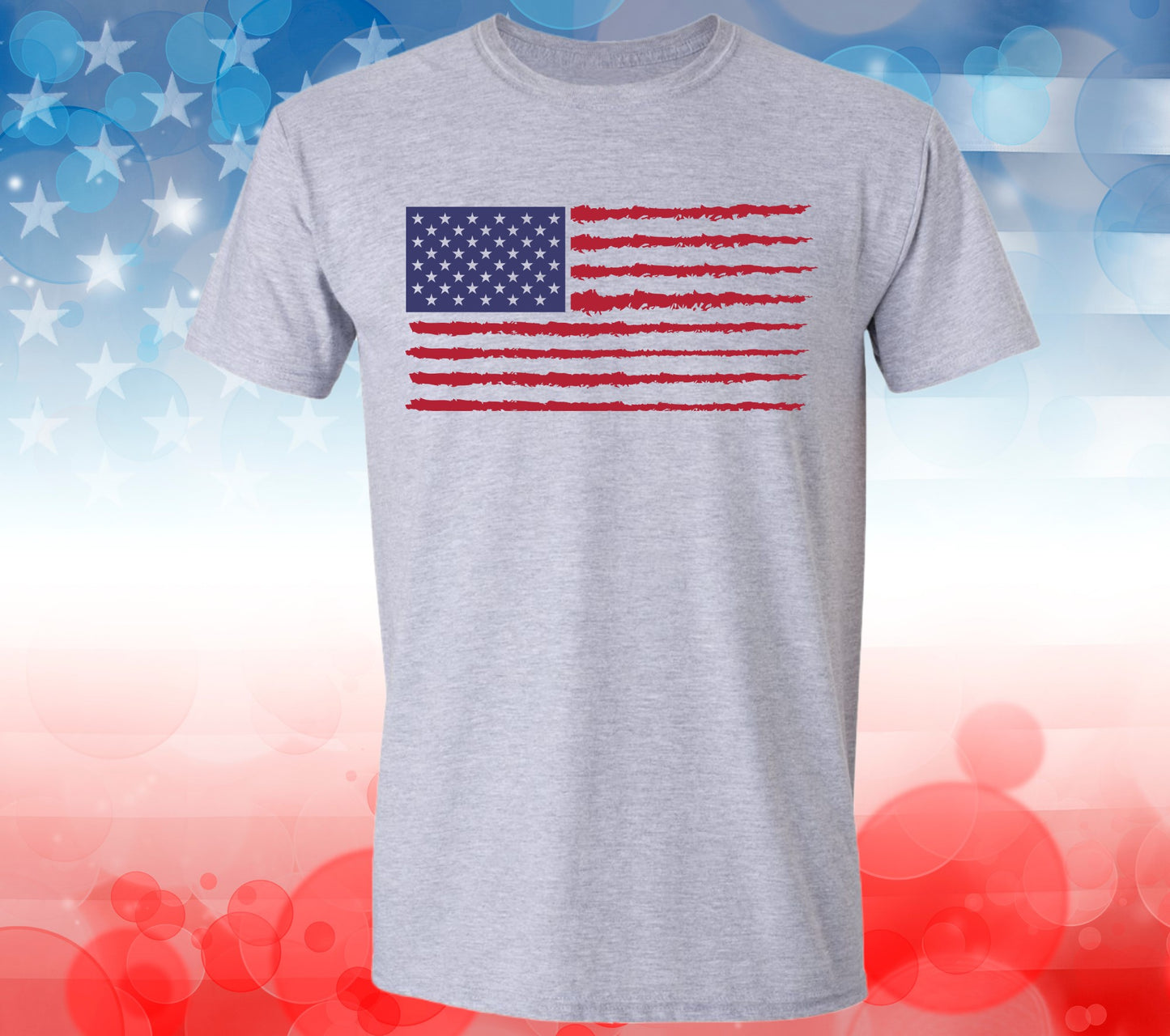 American Flag T-Shirt (Multiple Colors)