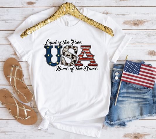 Home of the Brave T-Shirt (Multiple Colors)