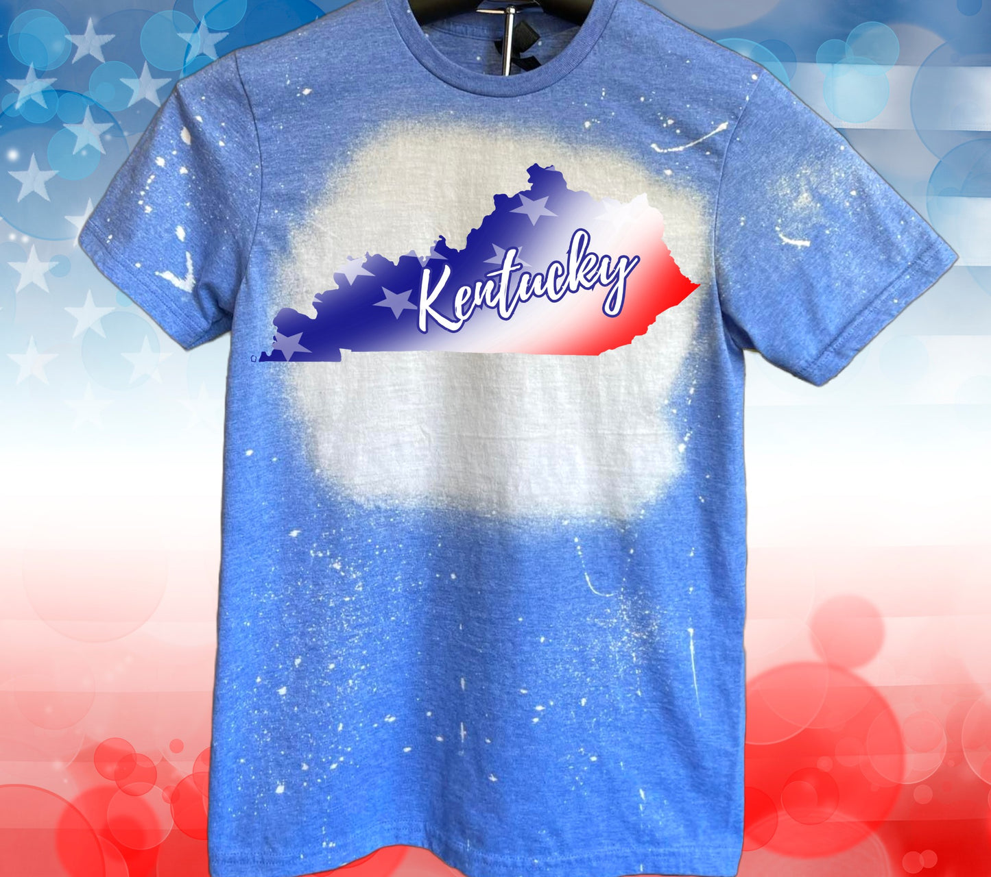 Kentucky American Flag T-Shirt (Multiple Colors)