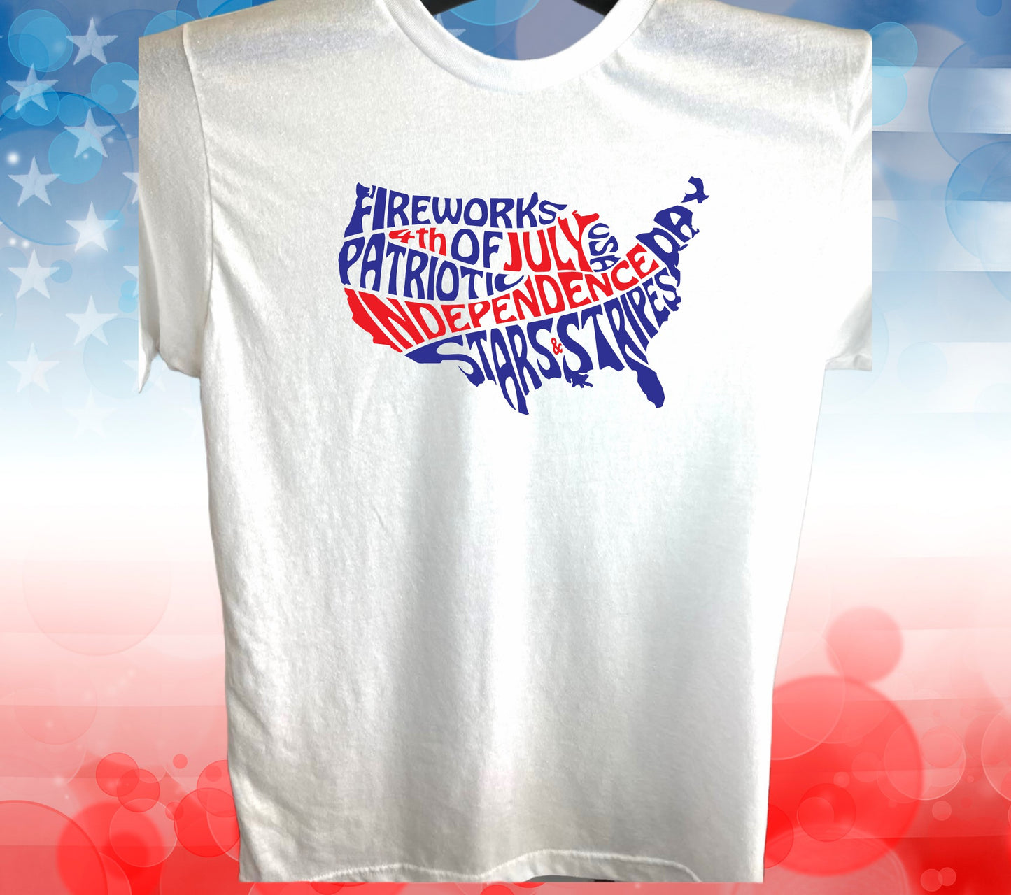 Patriotic USA T-Shirt (Multiple Colors)