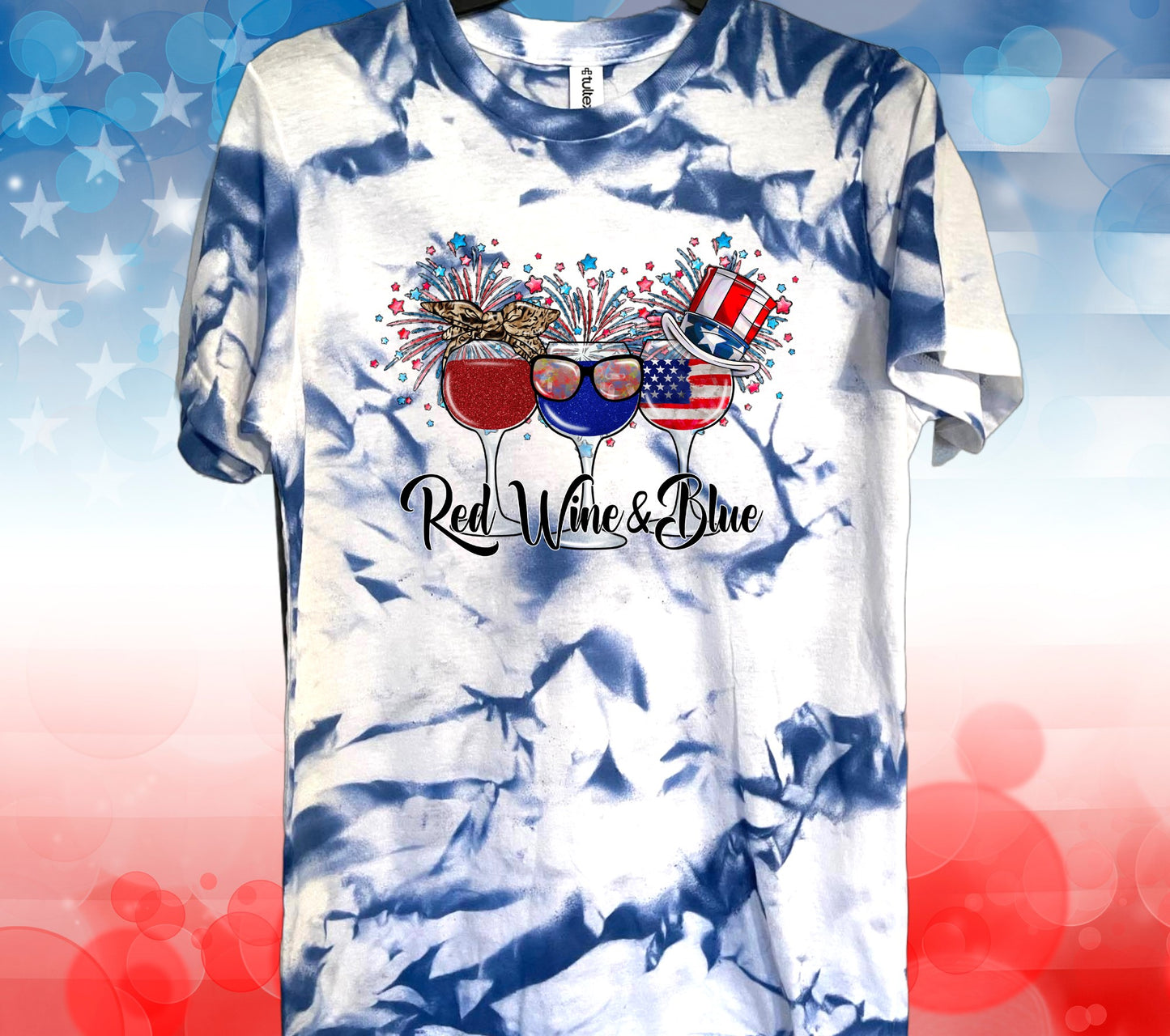 Red Wine & Blue T-Shirt (Multiple Colors)