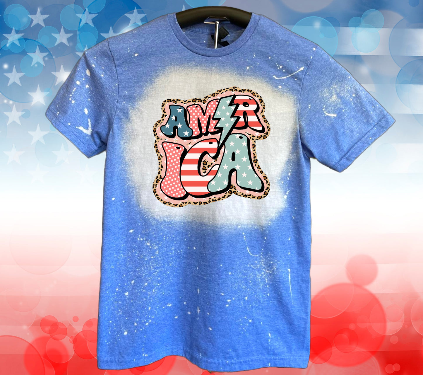 Retro America with Lightning Bolt (Multiple Colors)