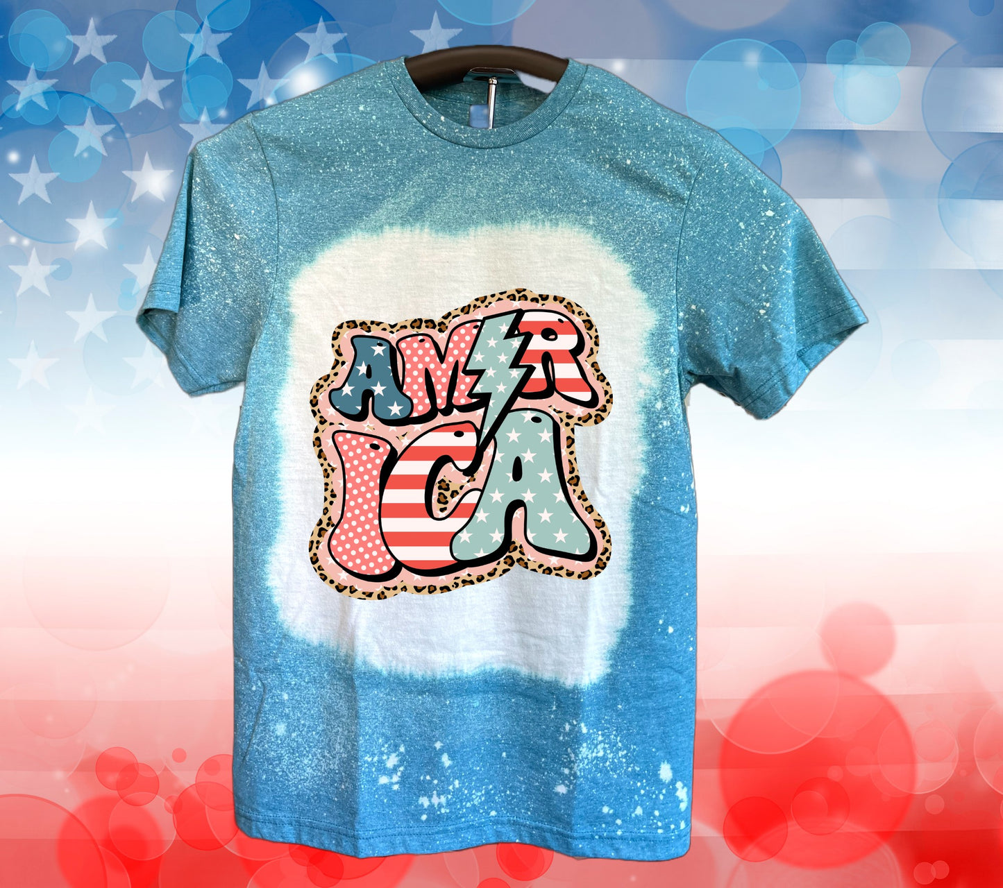 Retro America with Lightning Bolt (Multiple Colors)