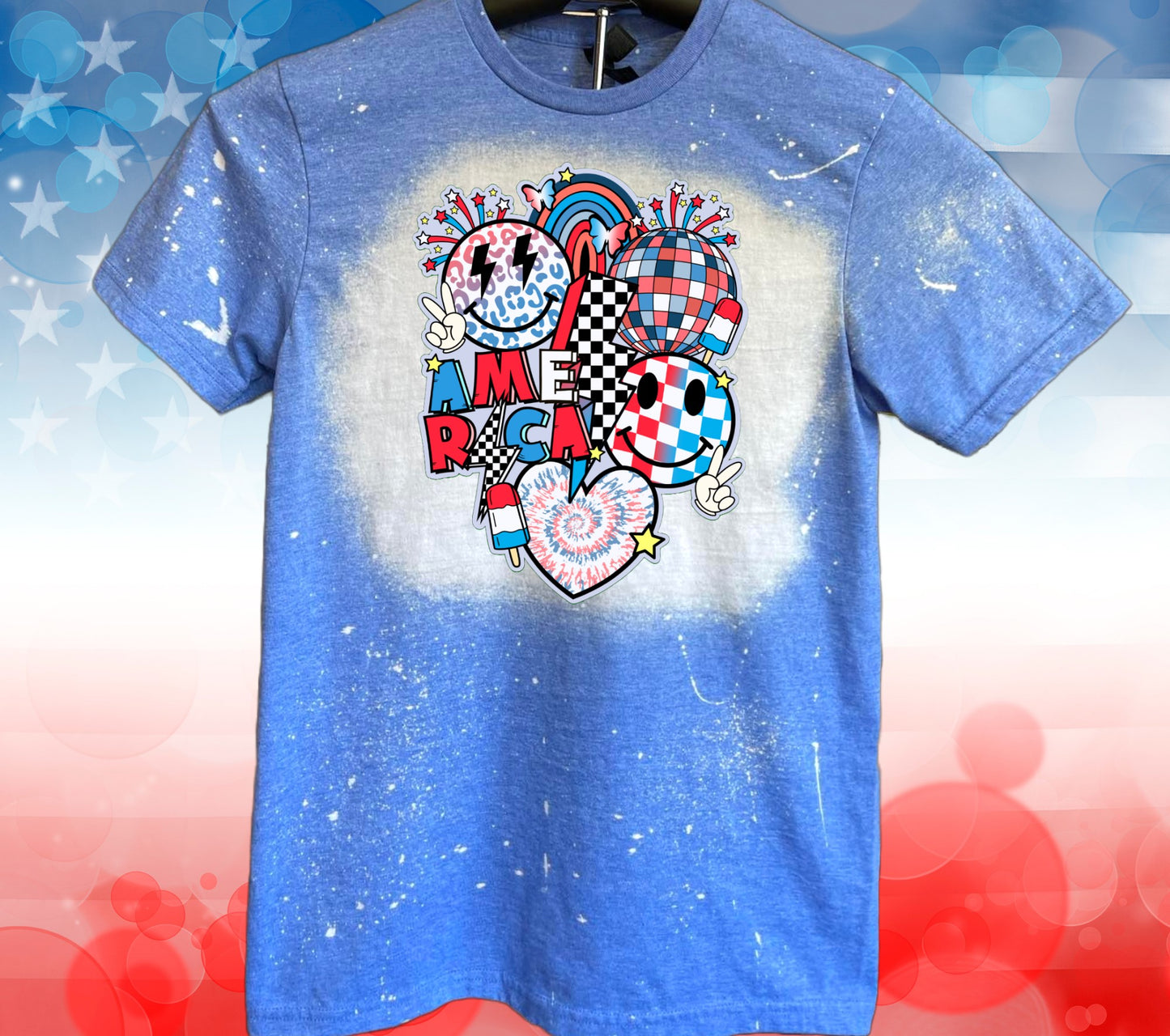 Retro America T-Shirt (Multiple Colors)