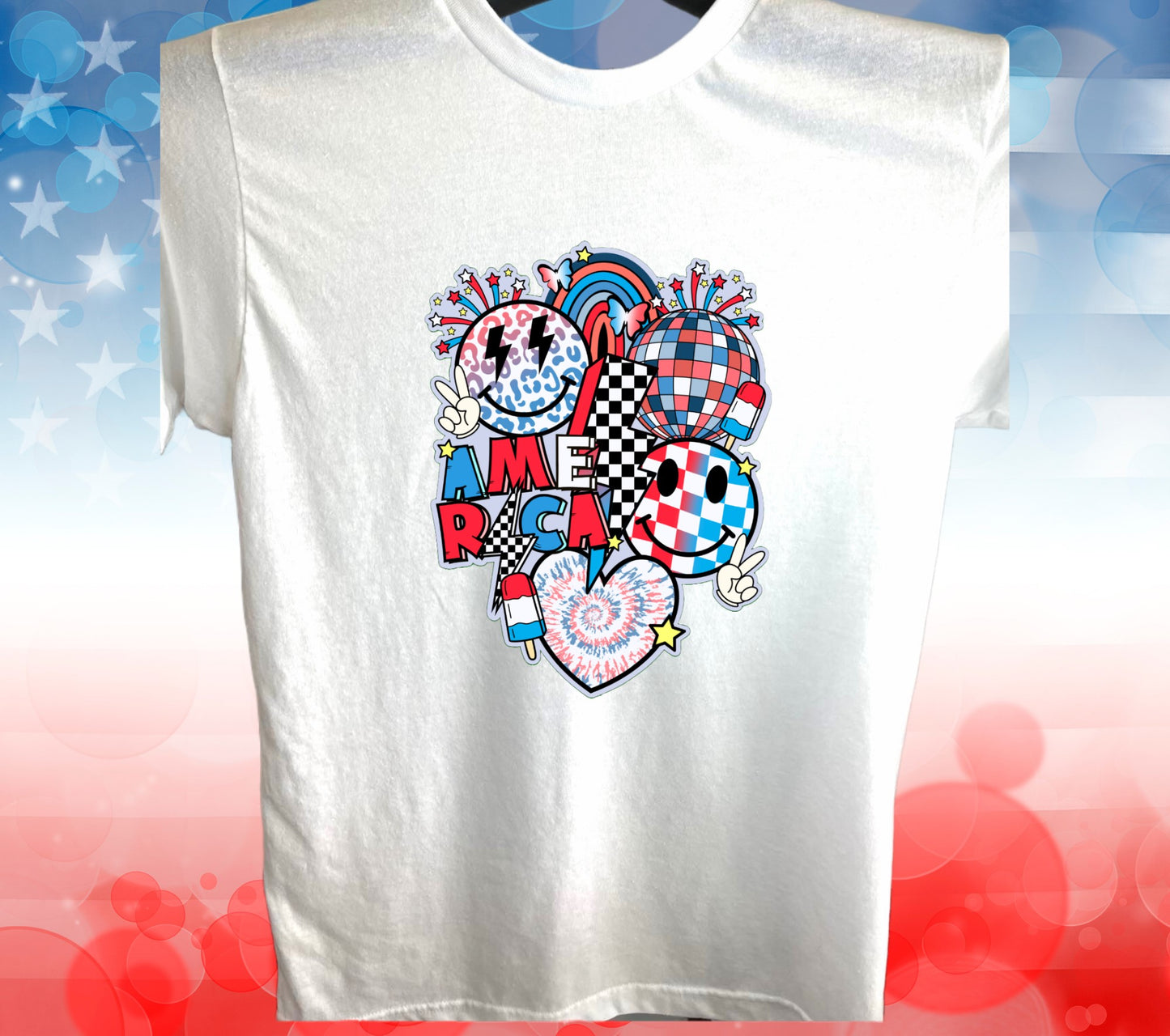 Retro America T-Shirt (Multiple Colors)