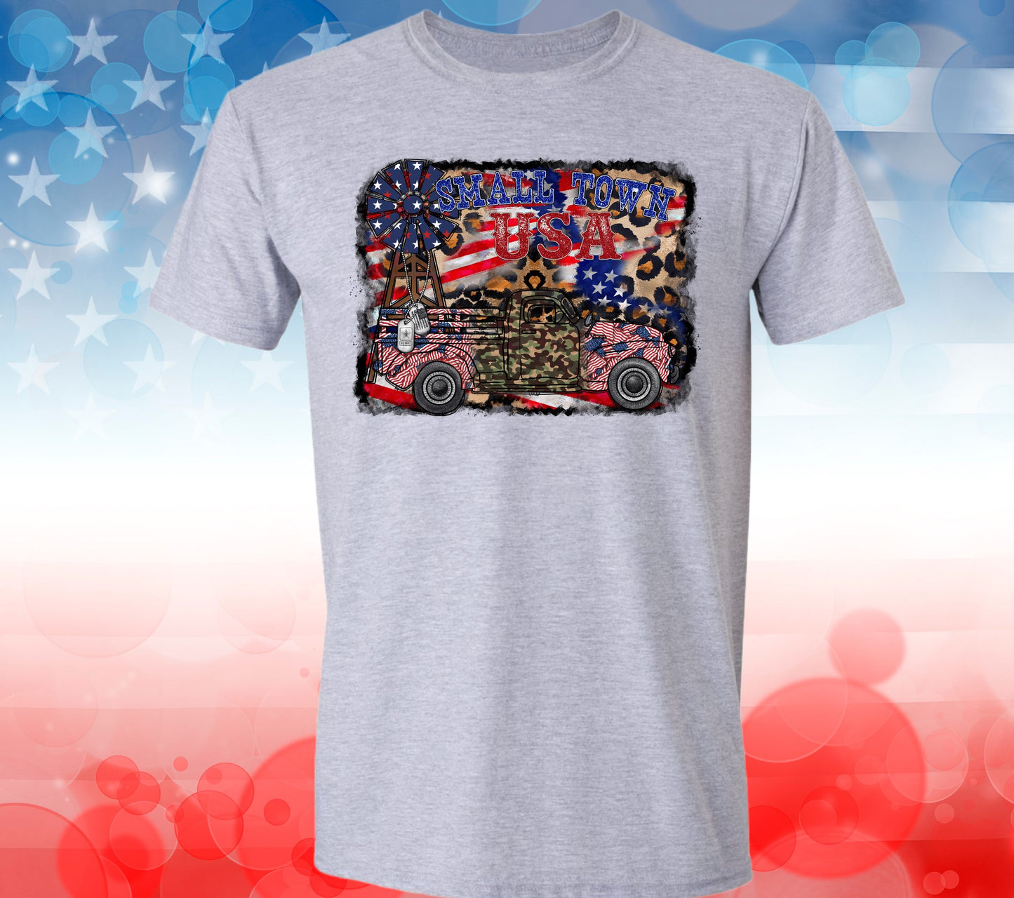 Small Town USA Truck T-Shirt (Multiple Colors)