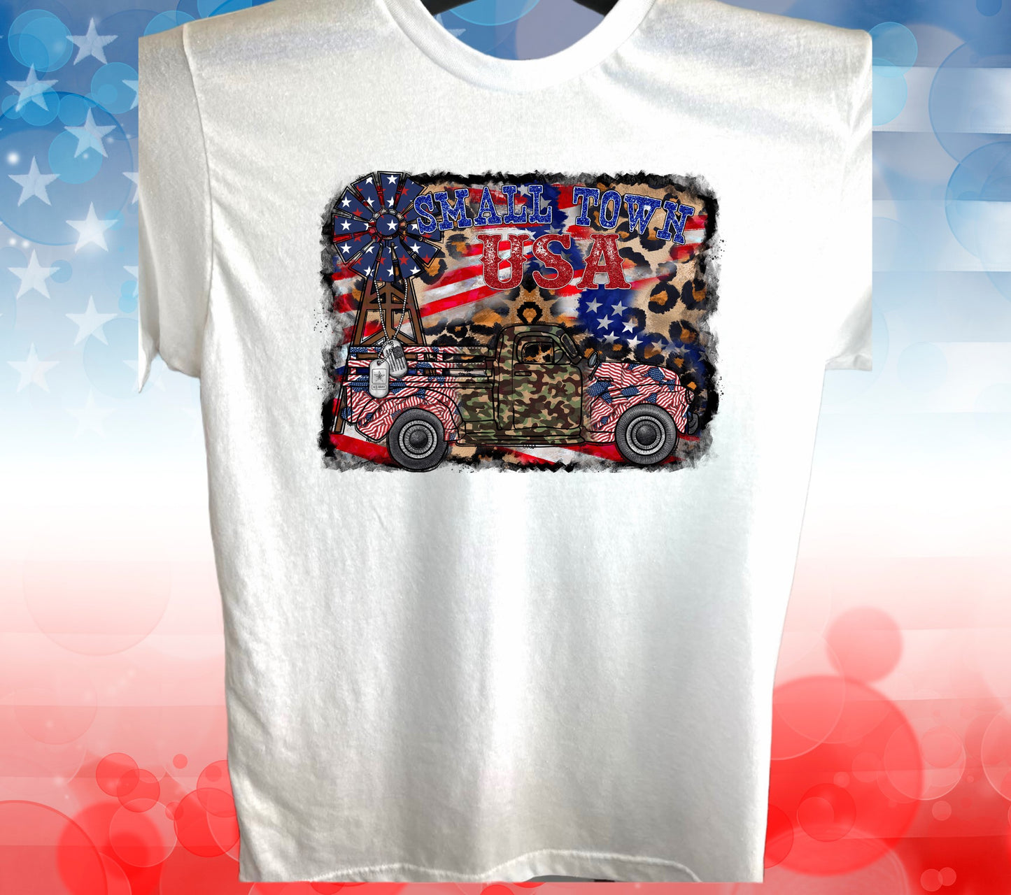 Small Town USA Truck T-Shirt (Multiple Colors)