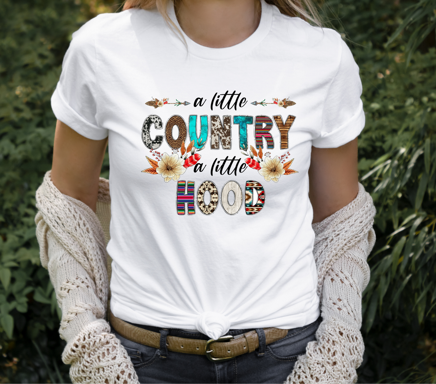 Little country little online hood shirt