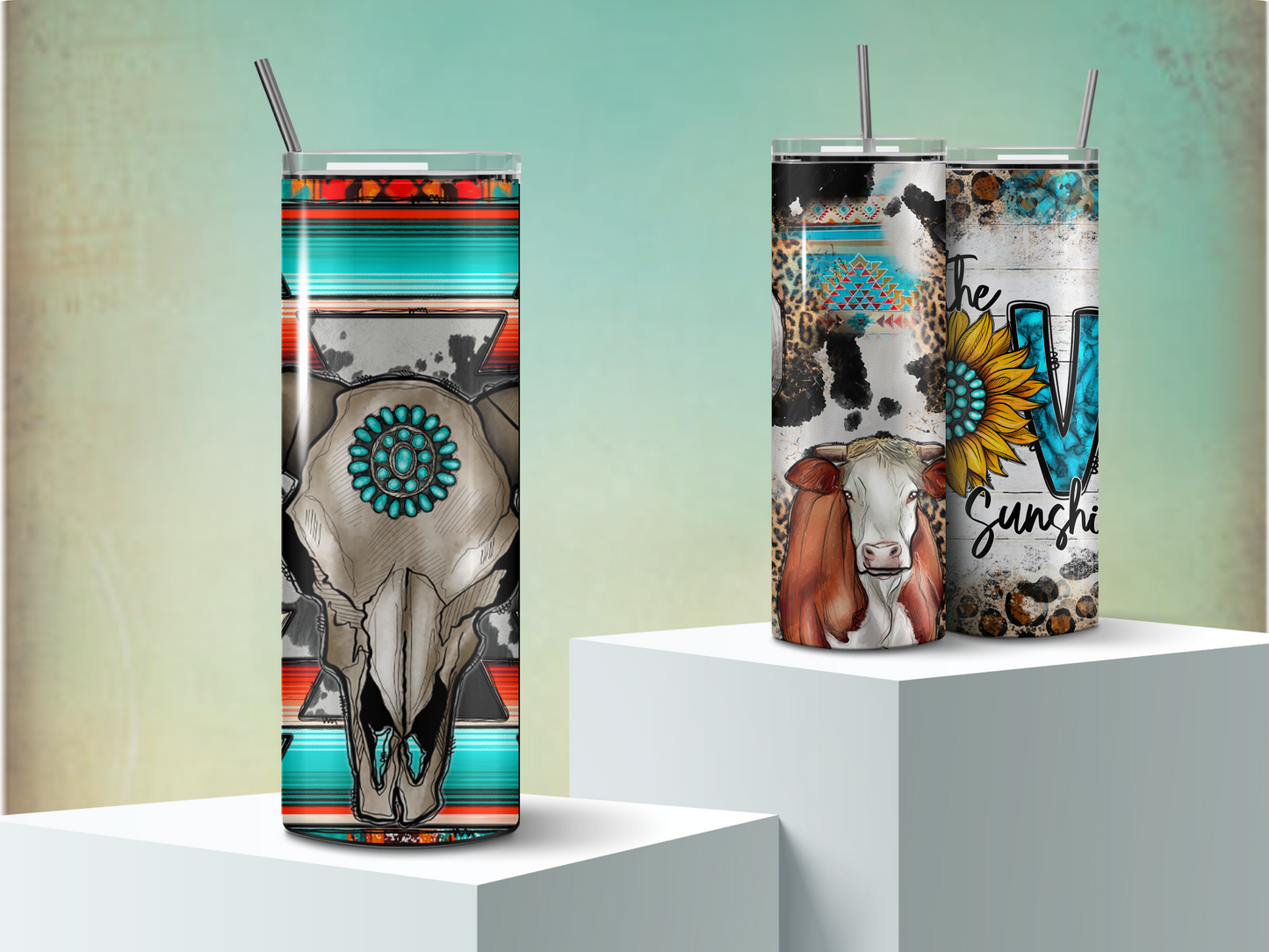 Western Skinny Tumbler - 20oz Collection